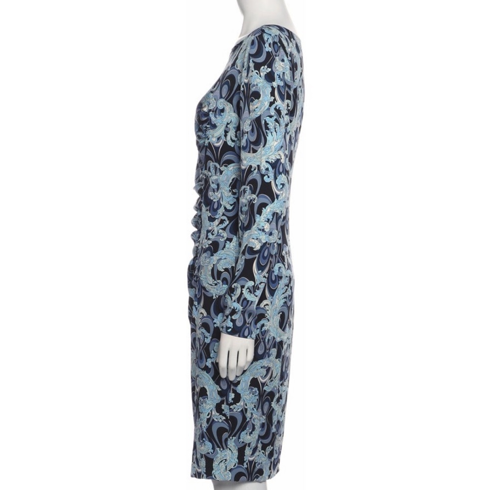 Emilio Pucci silk print dress it44 us8 - Picture 4 of 5